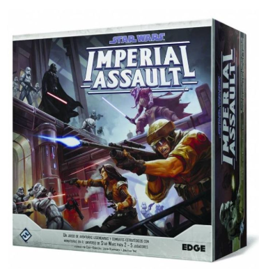 Caja de Star Wars Imperial Assault, juego de mesa de Fantasy Flight Games para 2-5 jugadores