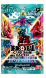 Sobre Booster Dragon Ball Card Game Masters BT32 Impact Beyond Dimensions