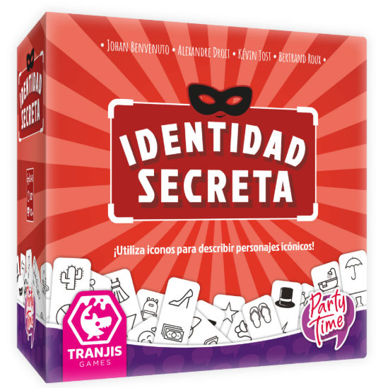 Caja de Identidad Secreta, juego de mesa de Tranjis Games para 3-8 jugadores