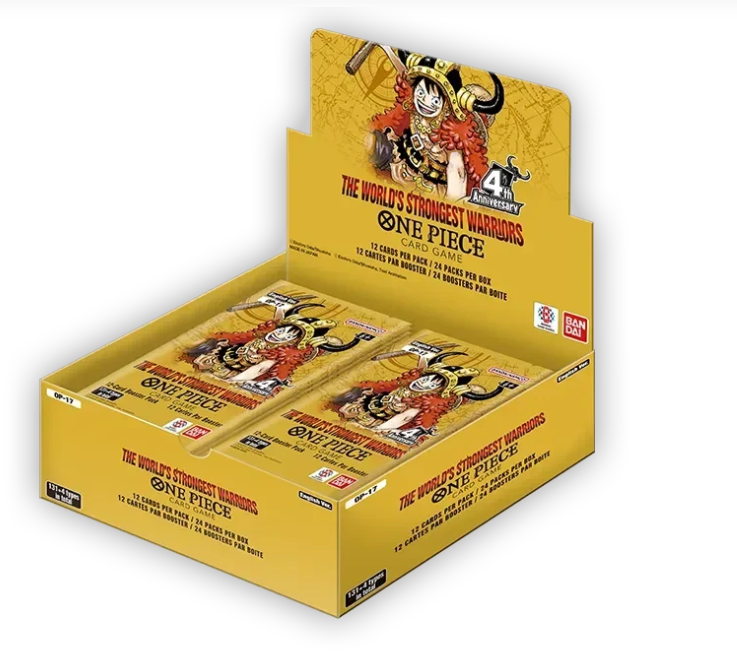 Caja Display One Piece TCG OP-17 The World's Strongest Warriors 24 sobres