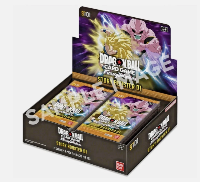 Caja Display Dragon Ball Super Card Game Fusion World Story Booster 01 ST01 24 sobres